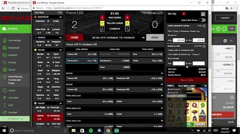 how to place a bet on bovada